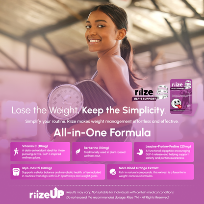 Riize GLP‑1 Support Strips - 30-Pack