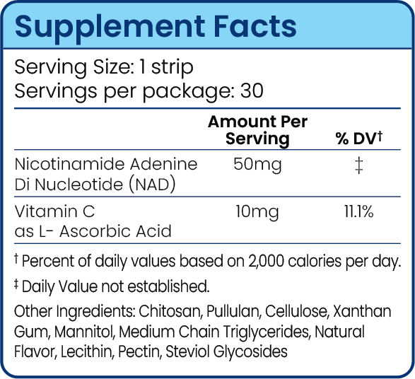 Riize NAD+ Strips - 30-Pack