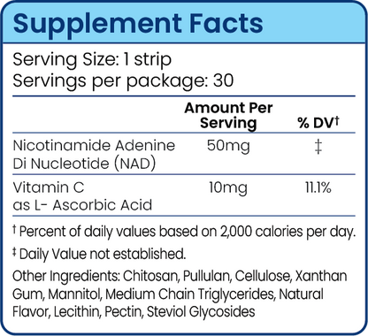 Riize NAD+ Strips - 30-Pack
